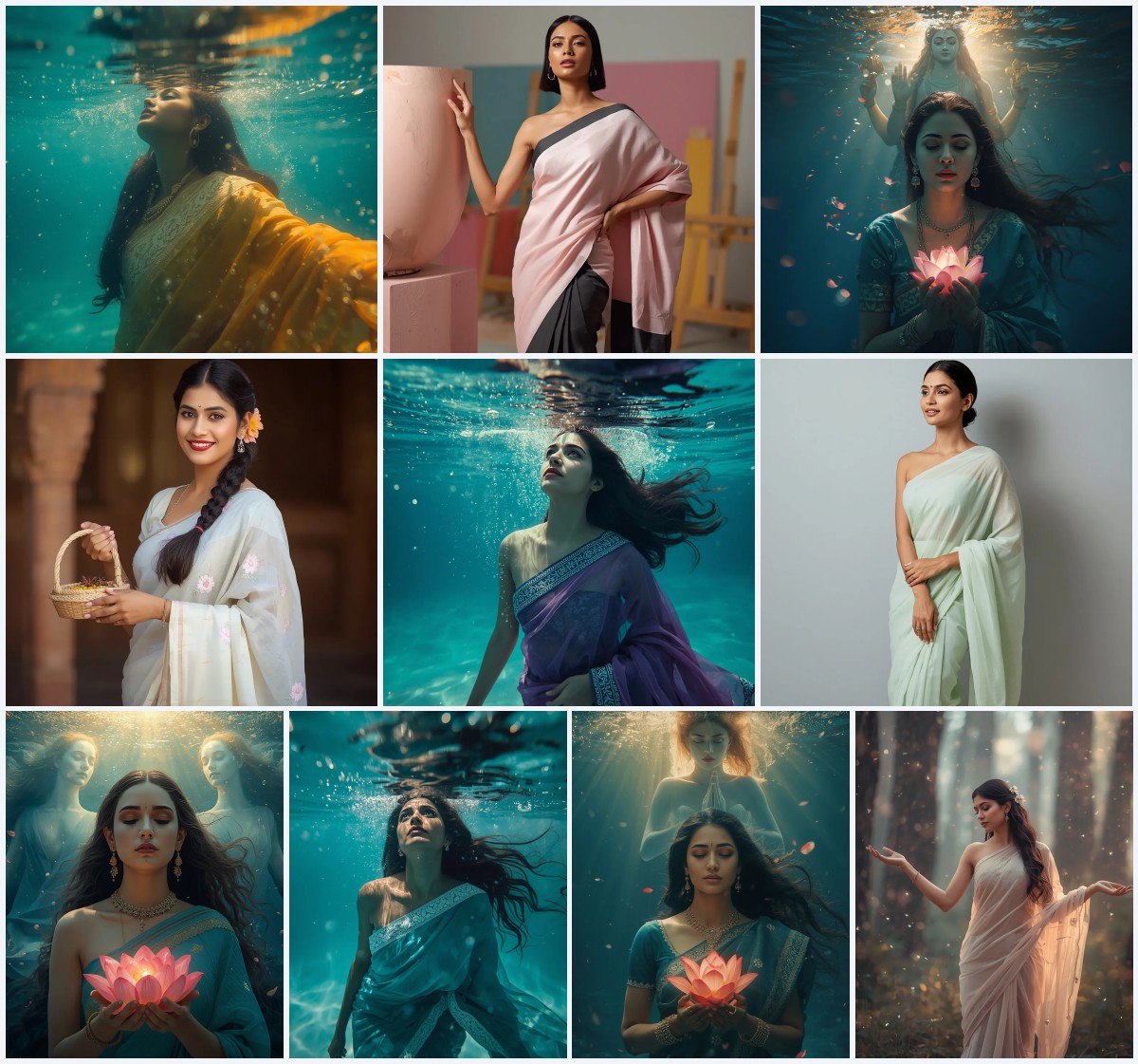 New 10 Saree with Sunglasses AI Prompts for Trendy and Confident Looks